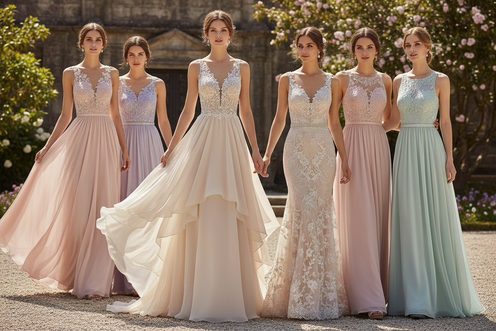 Sector 12 Wedding Party Dresses: Fusion Wedding Party Dresses Trends for 2025