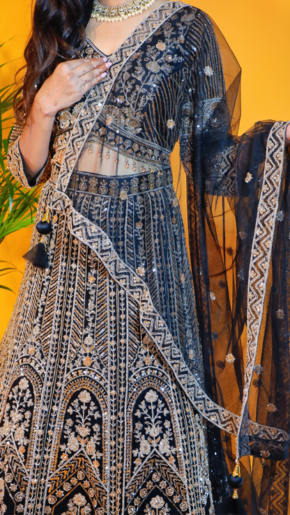 Black Lehenga