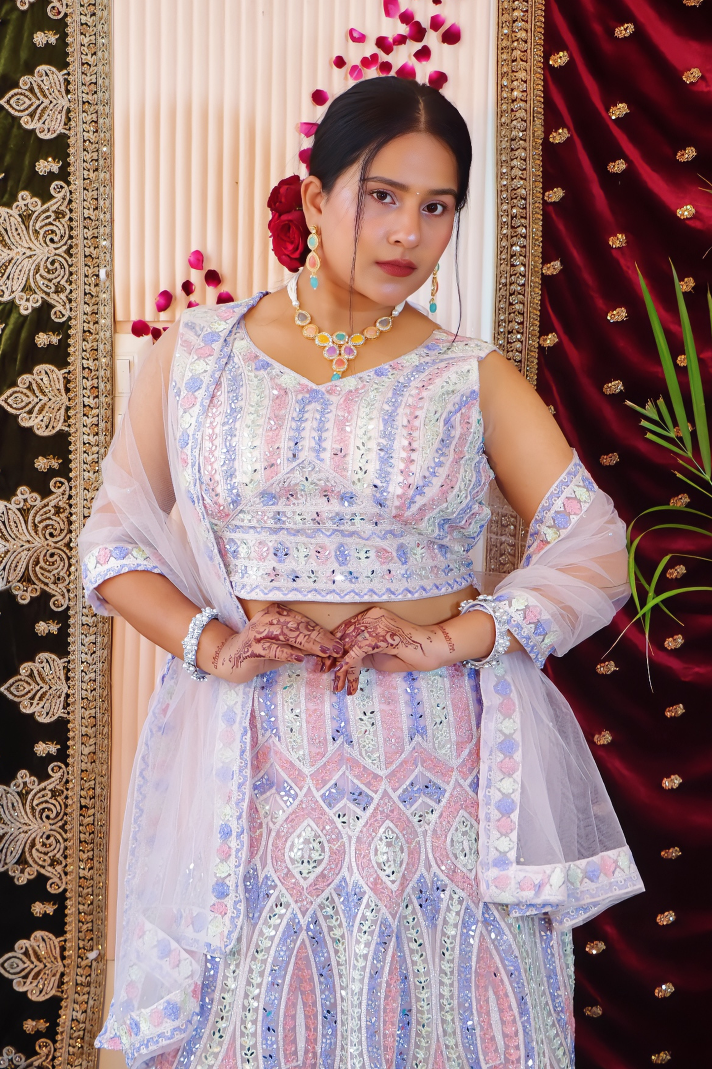 Pastel Colourplay Lehenga