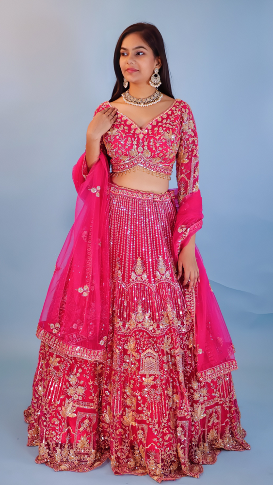 Elegant Pink Lehenga