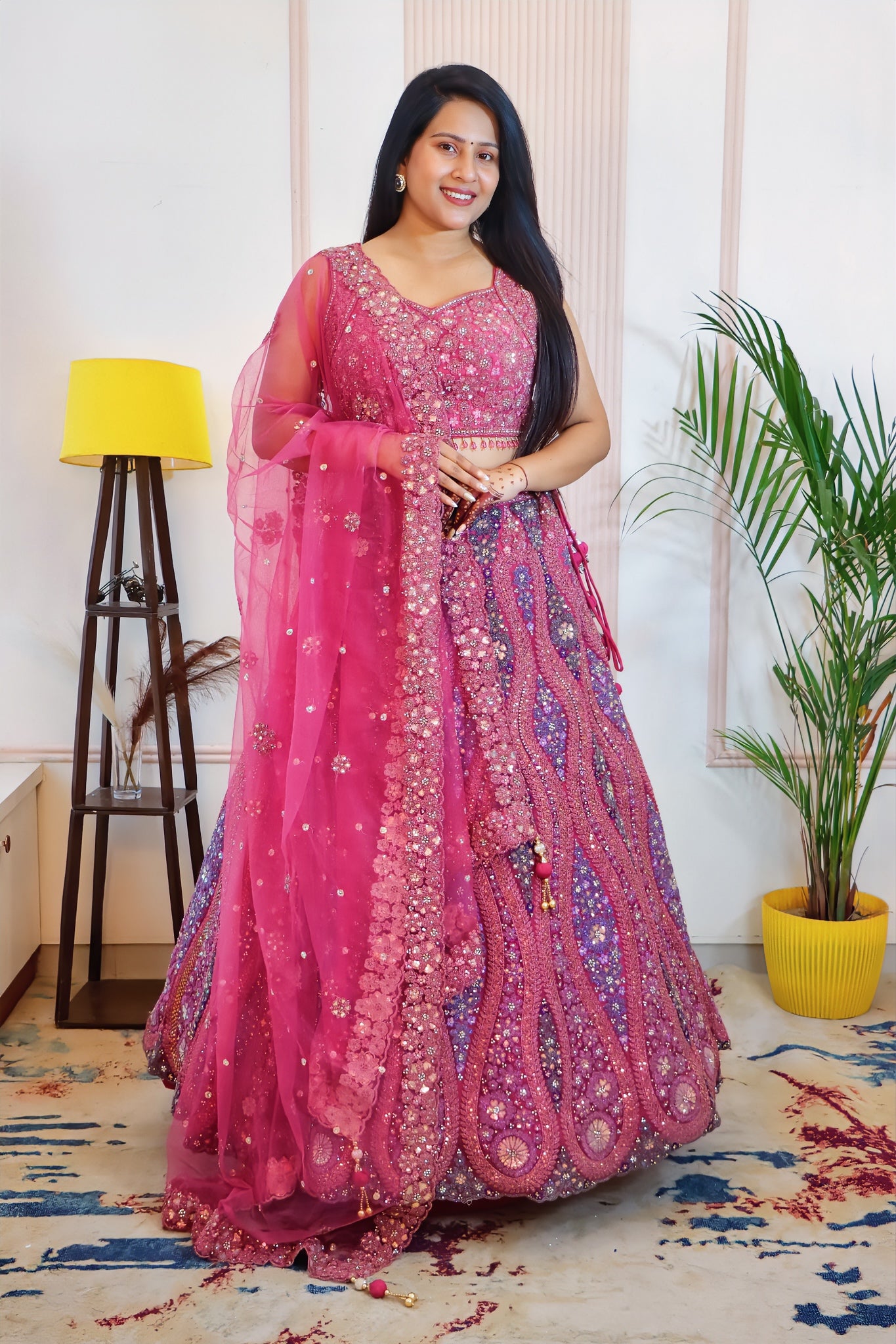 Pink Lehenga Set