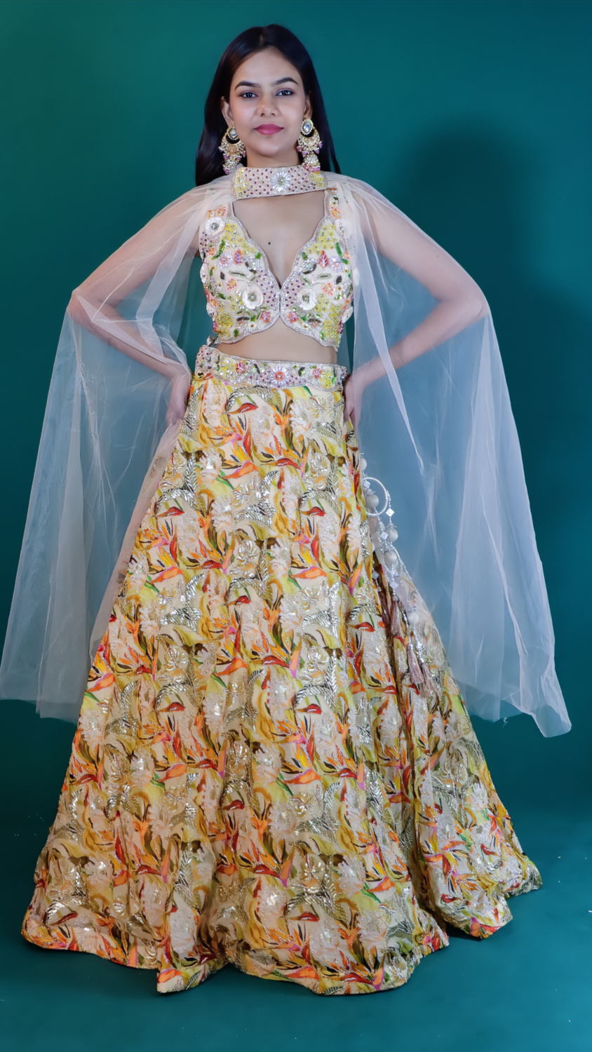 Radiant Raw Silk Lehenga