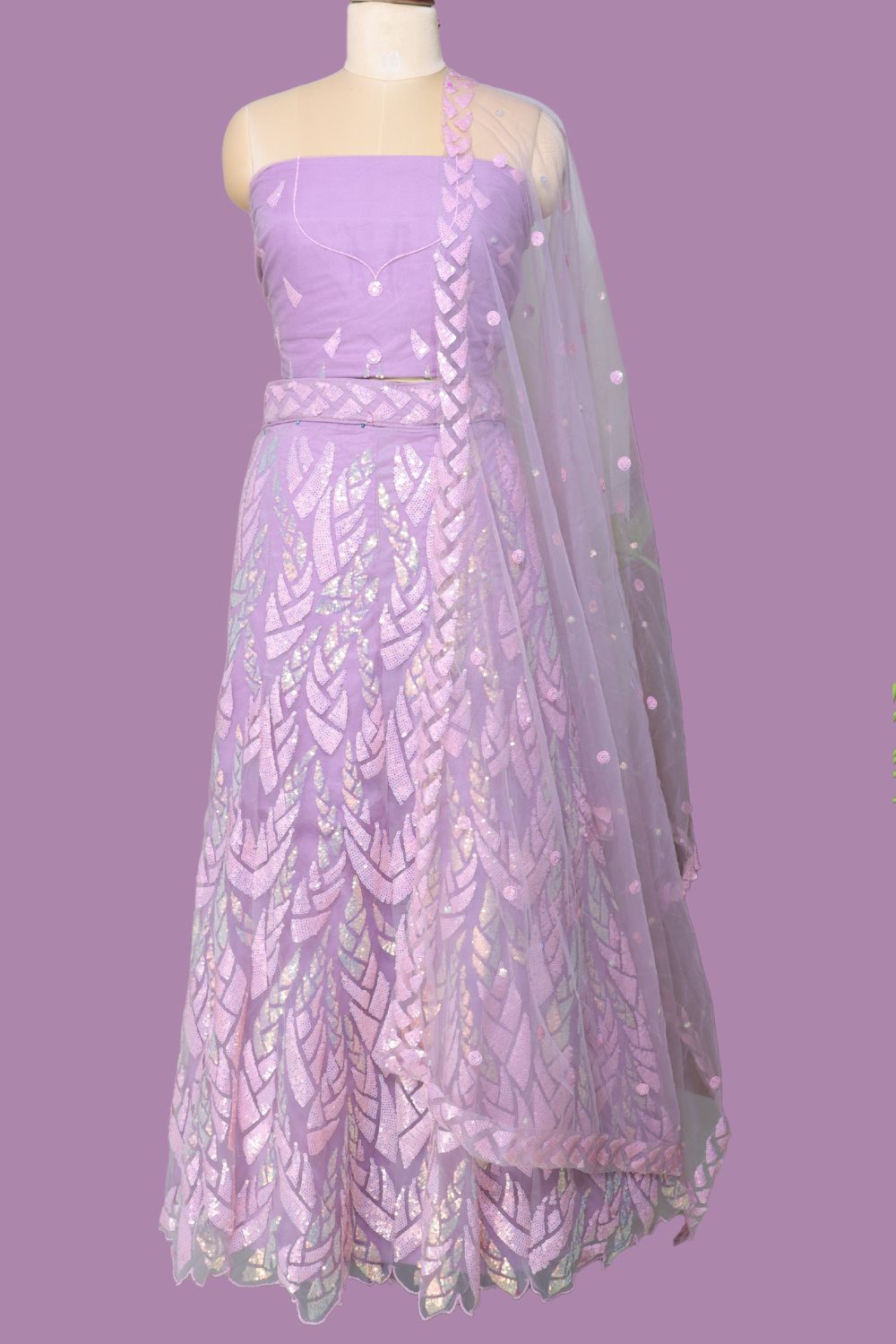 Radiant Sequin Bridal Lehenga