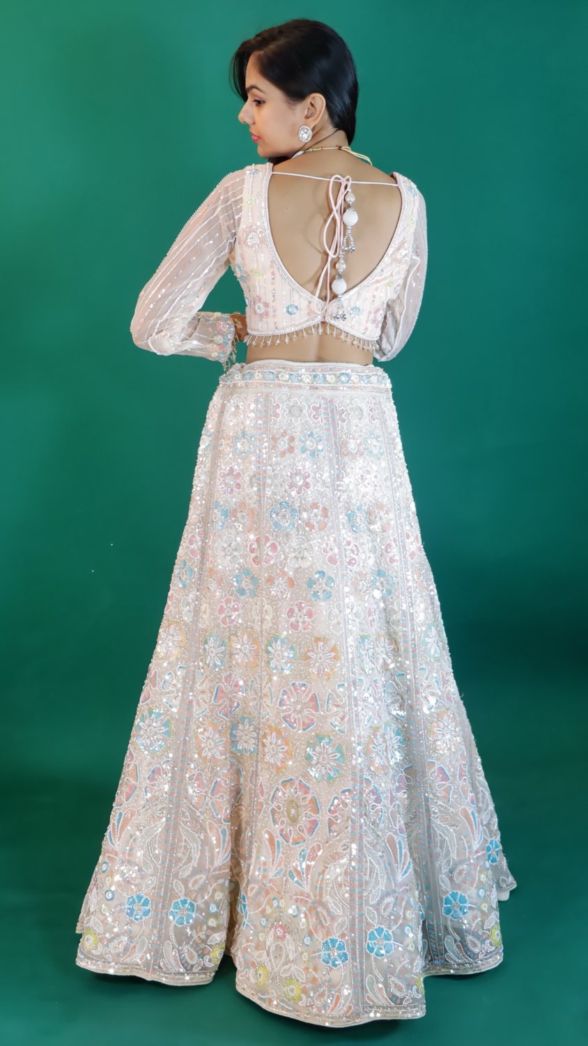 Peach Pink Lehenga