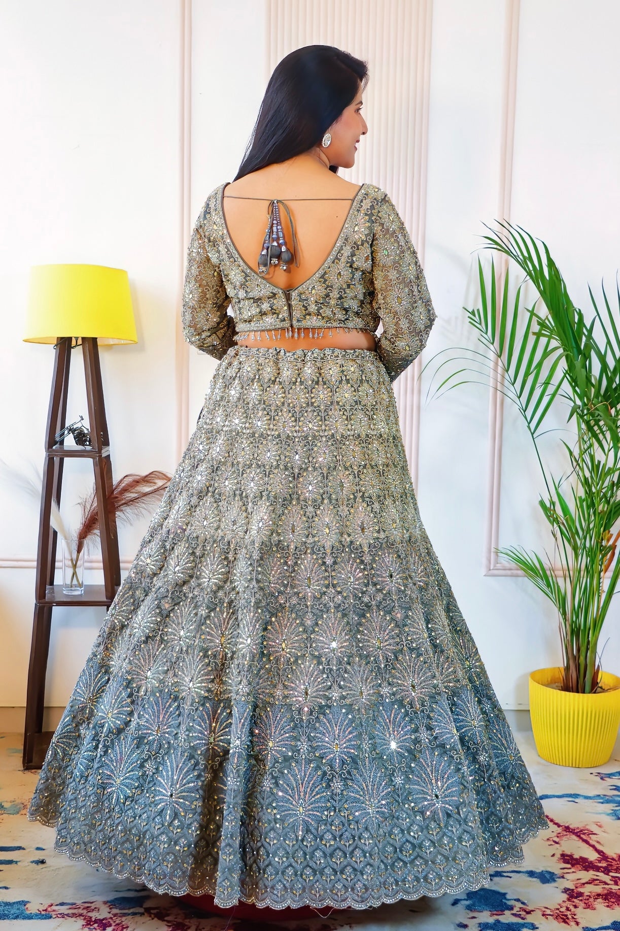 Heena Green Lehenga Set