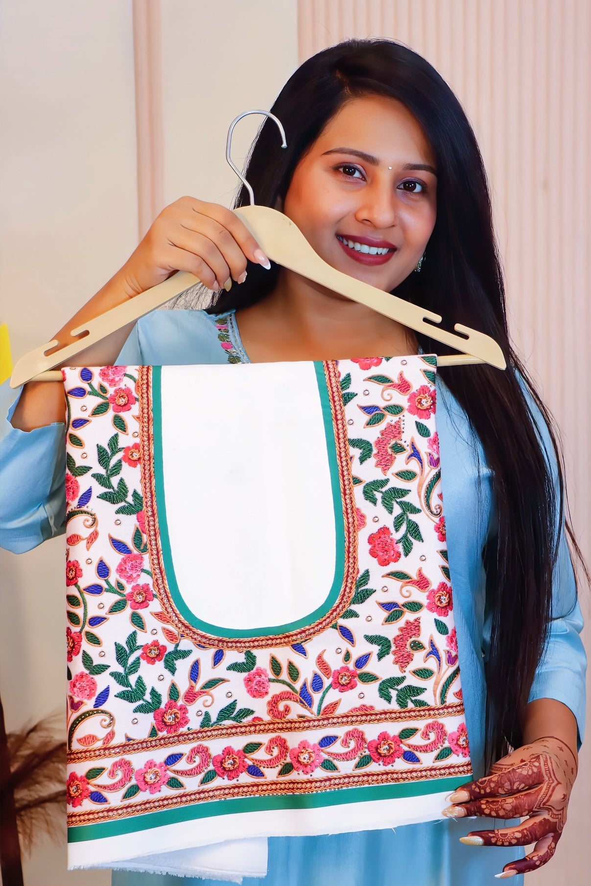 Multicolor Art Silk Unstitched Lehenga