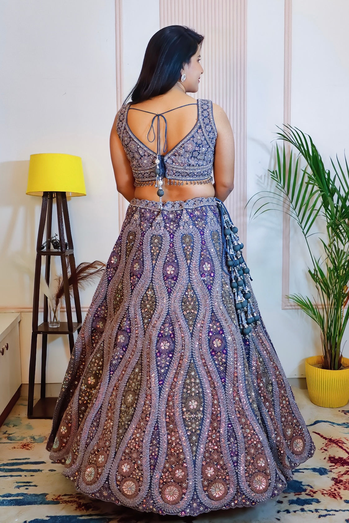 Blue Lehenga set