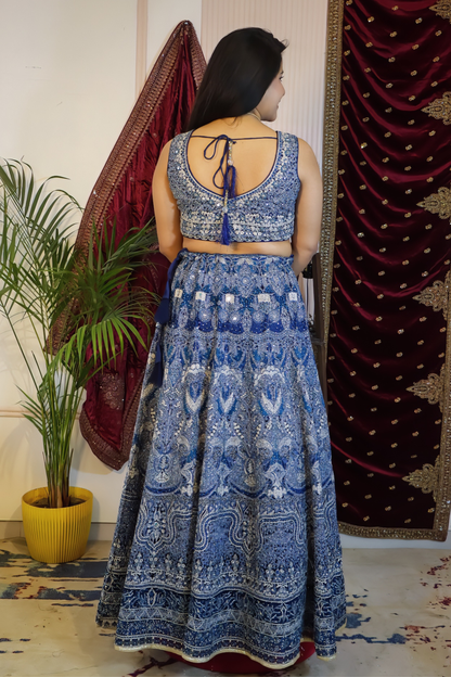 Deep Sapphire Lehenga