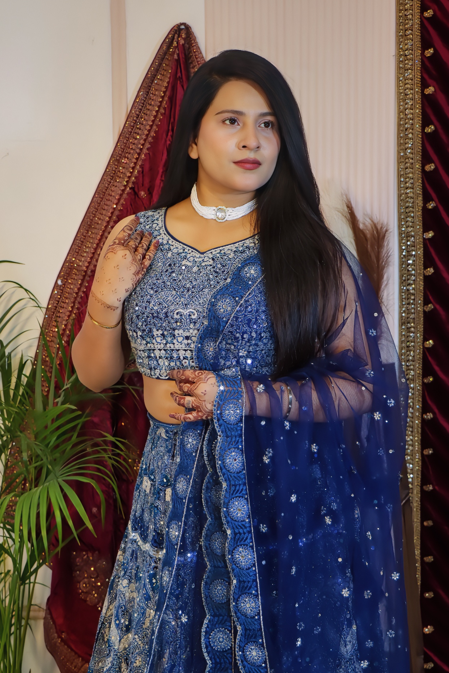 Deep Sapphire Lehenga