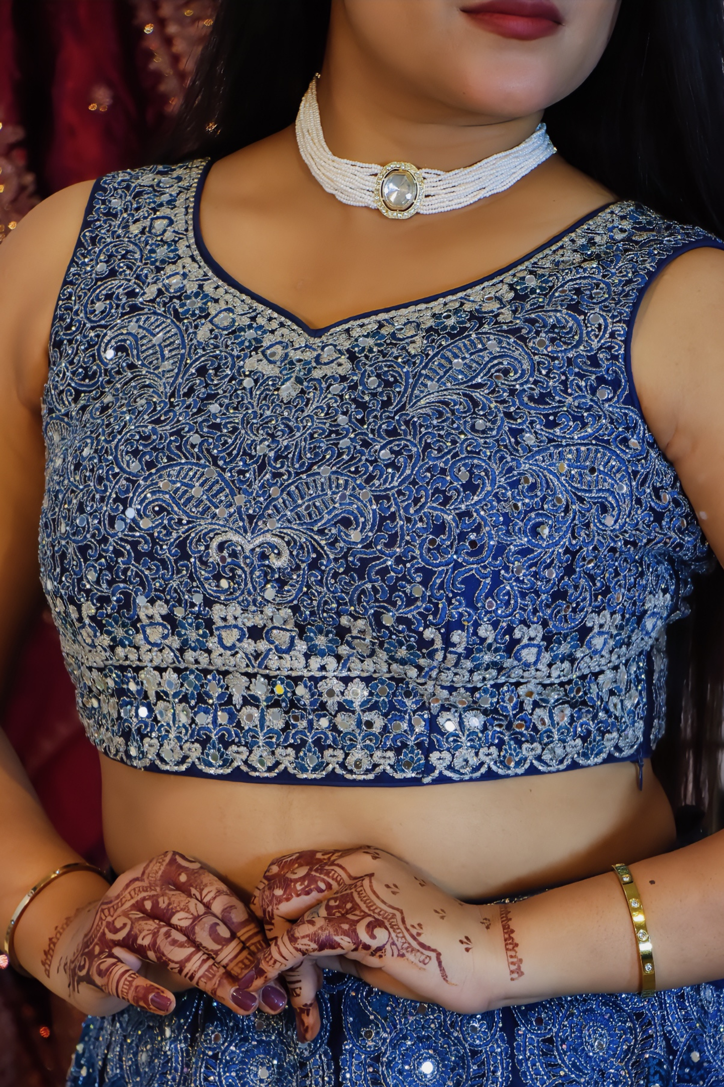 Deep Sapphire Lehenga