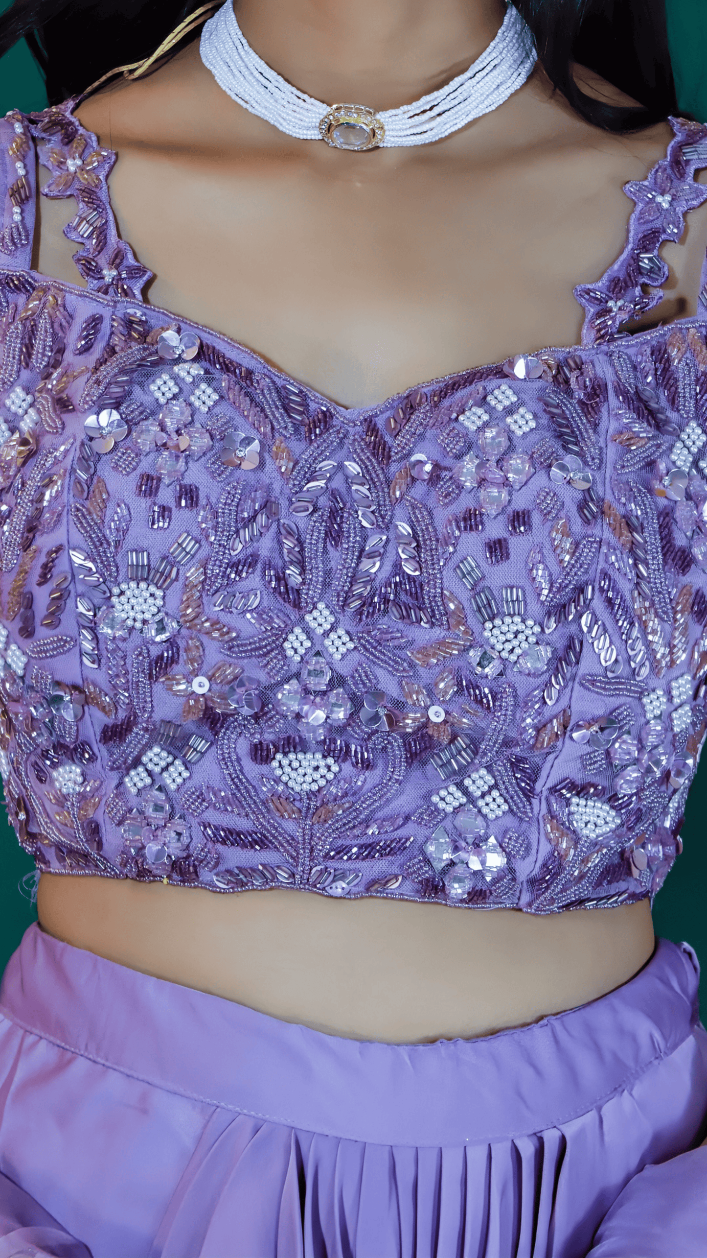 Dhoti Style Dress with Shrug – Thistle Satin