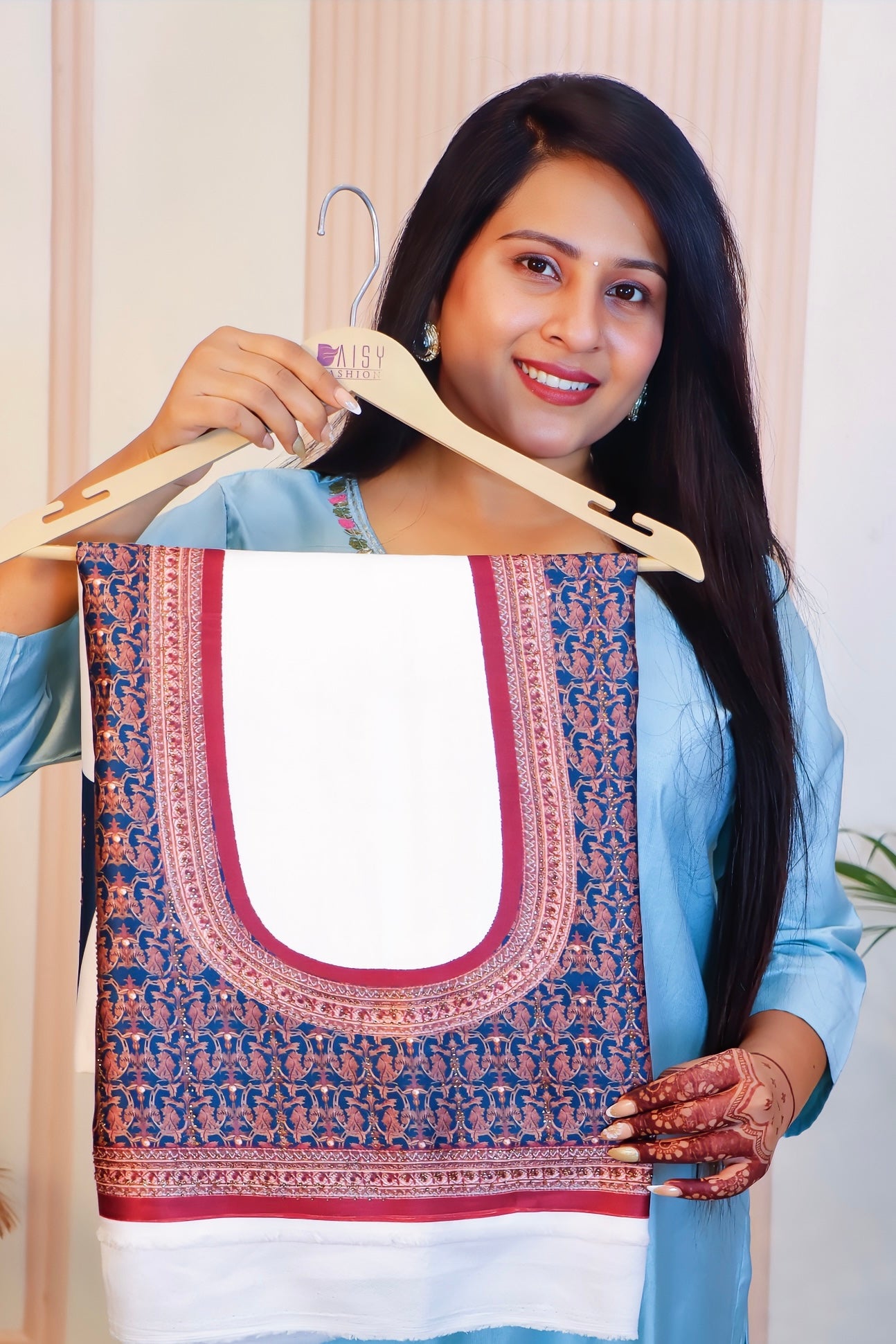 Multicolor Art Silk Unstitched Lehenga