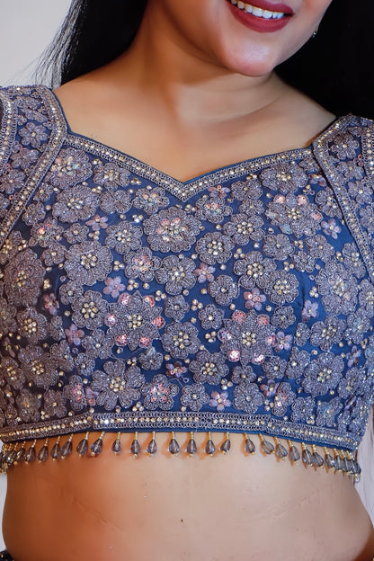 Blue Lehenga Set