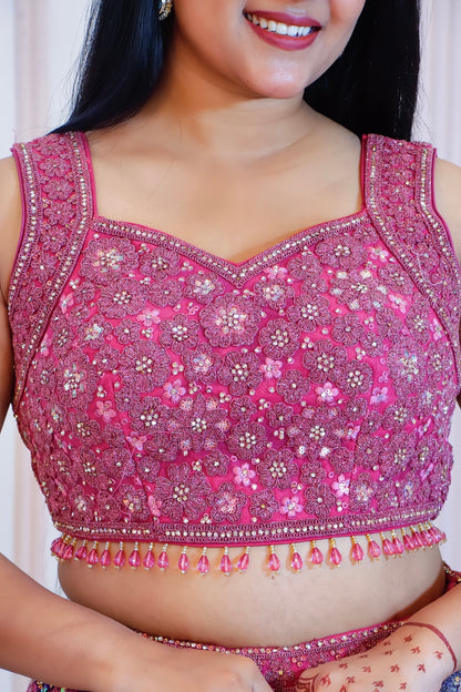Pink Lehenga Set