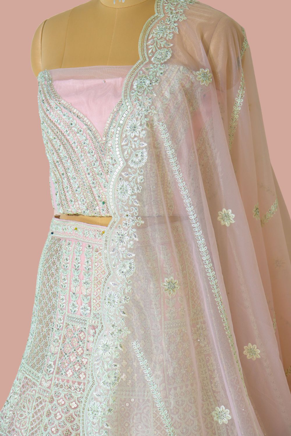 Pink Bridal Lehenga