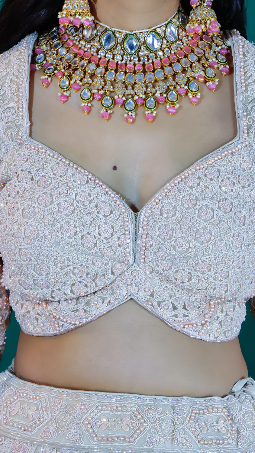 Peach Lehenga