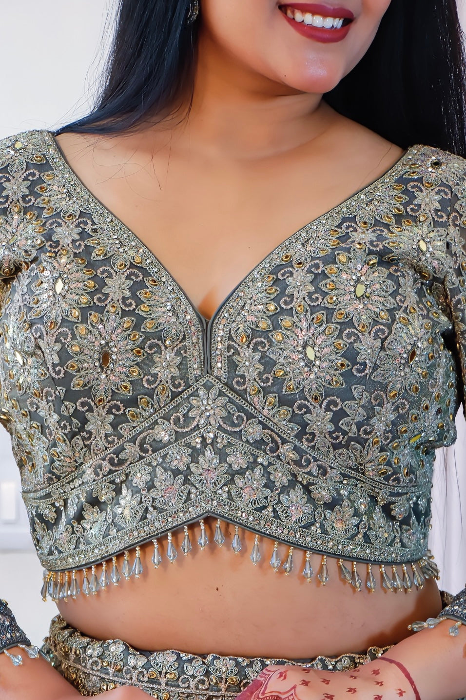 Heena Green Lehenga Set