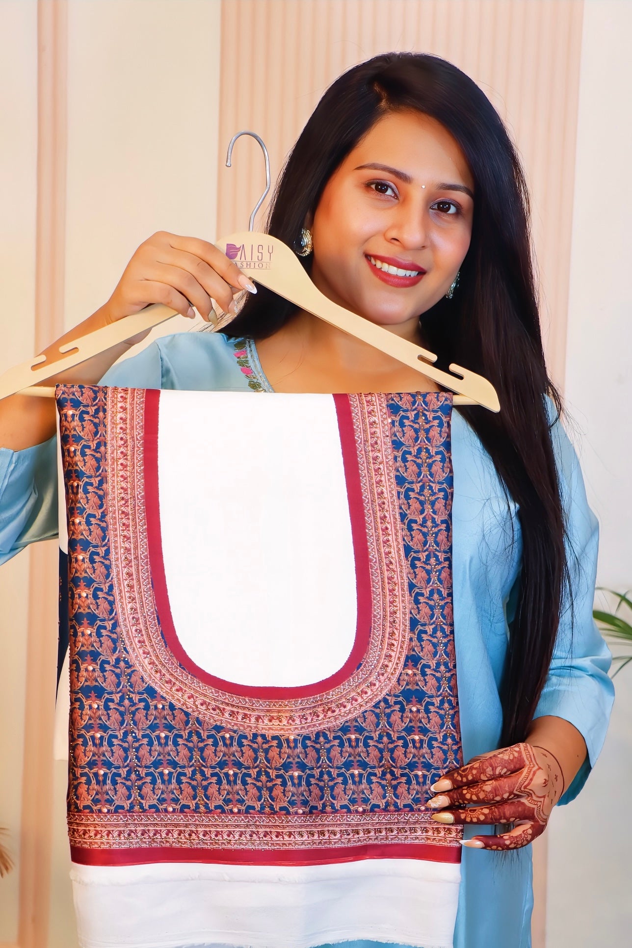 Multicolor Art Silk Unstitched Lehenga