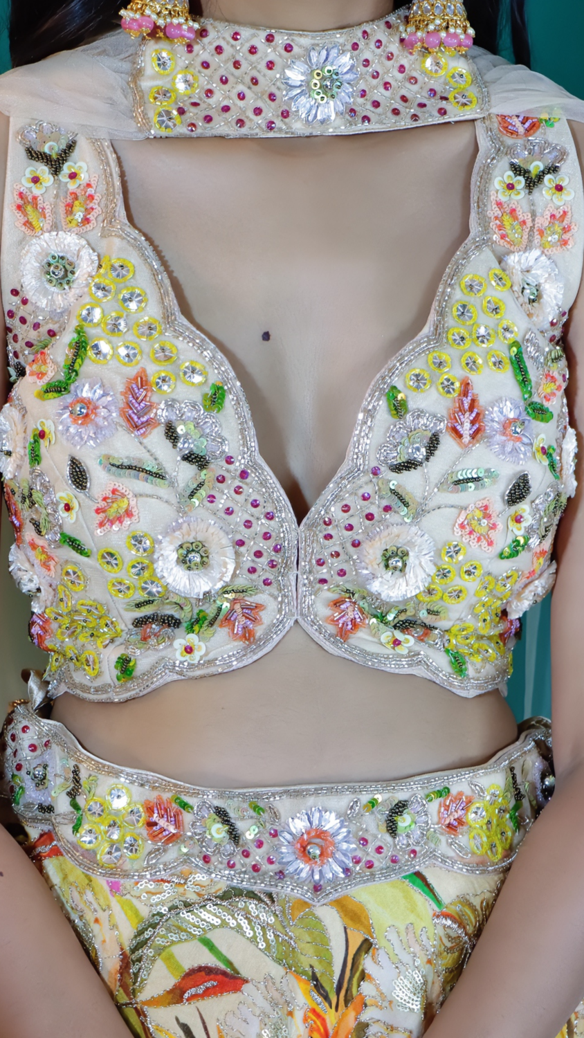 Radiant Raw Silk Lehenga
