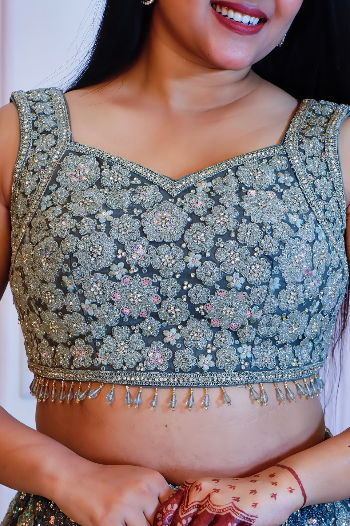 Heena Green Lehenga Set