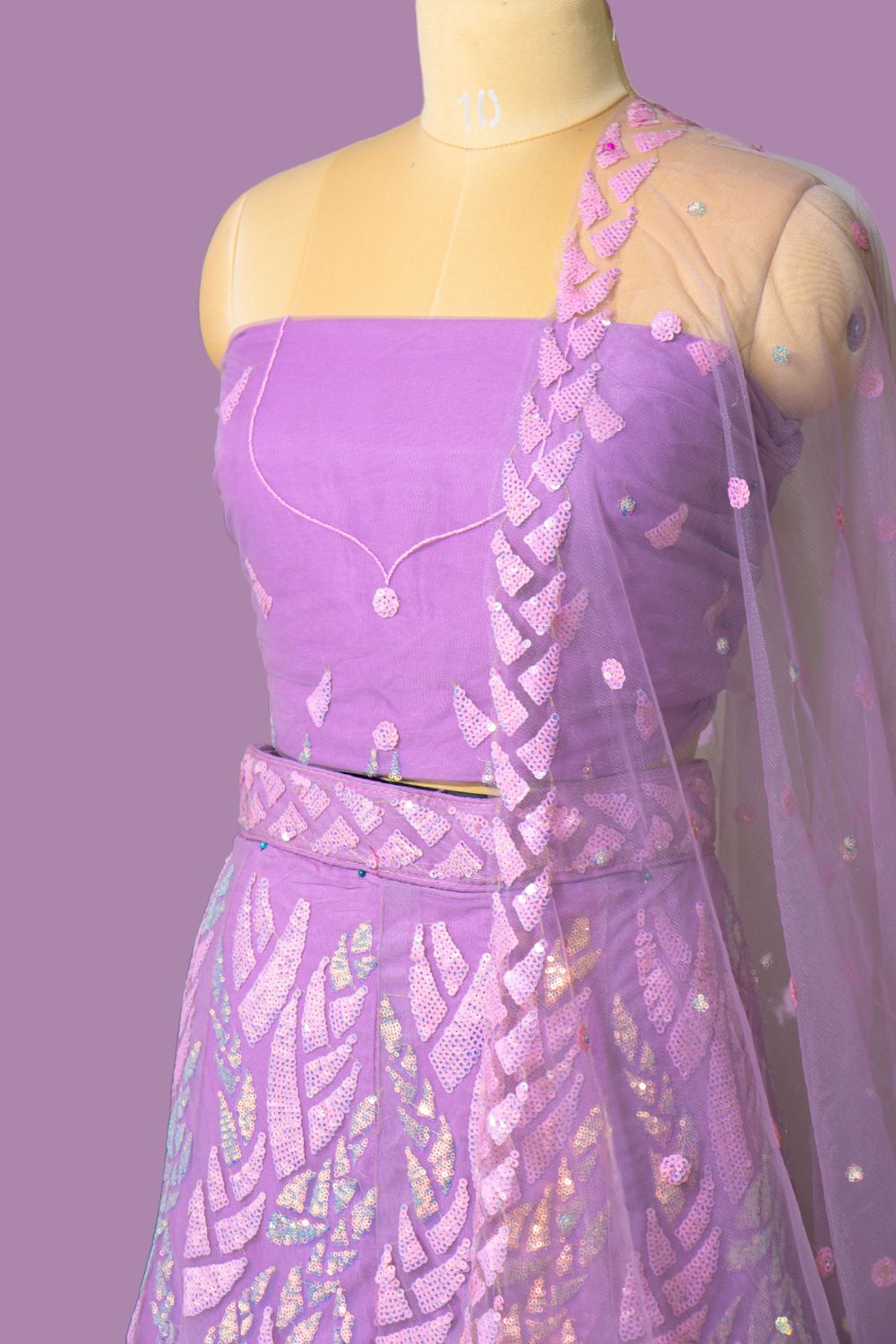 Radiant Sequin Bridal Lehenga