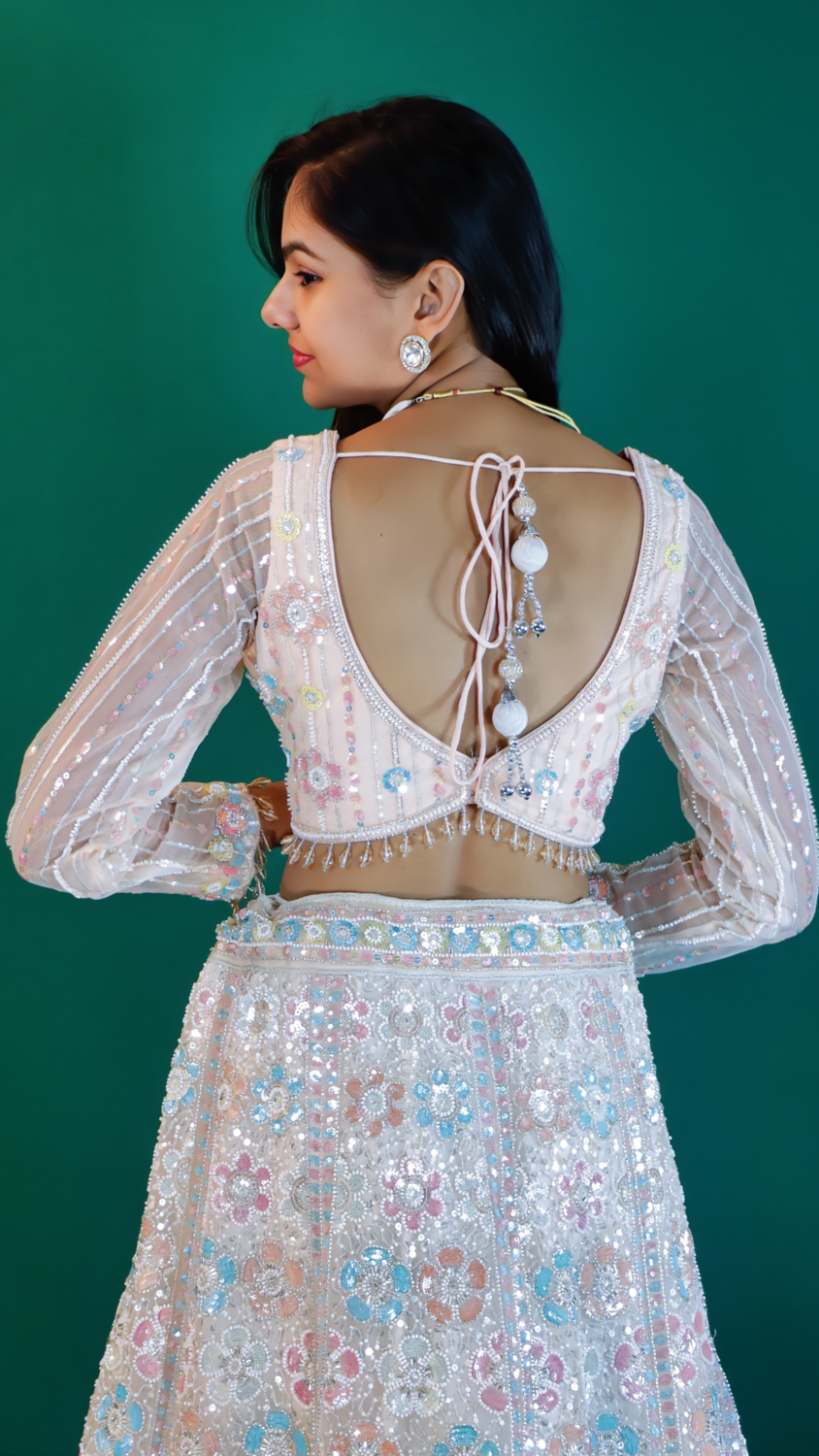 Peach Pink Lehenga
