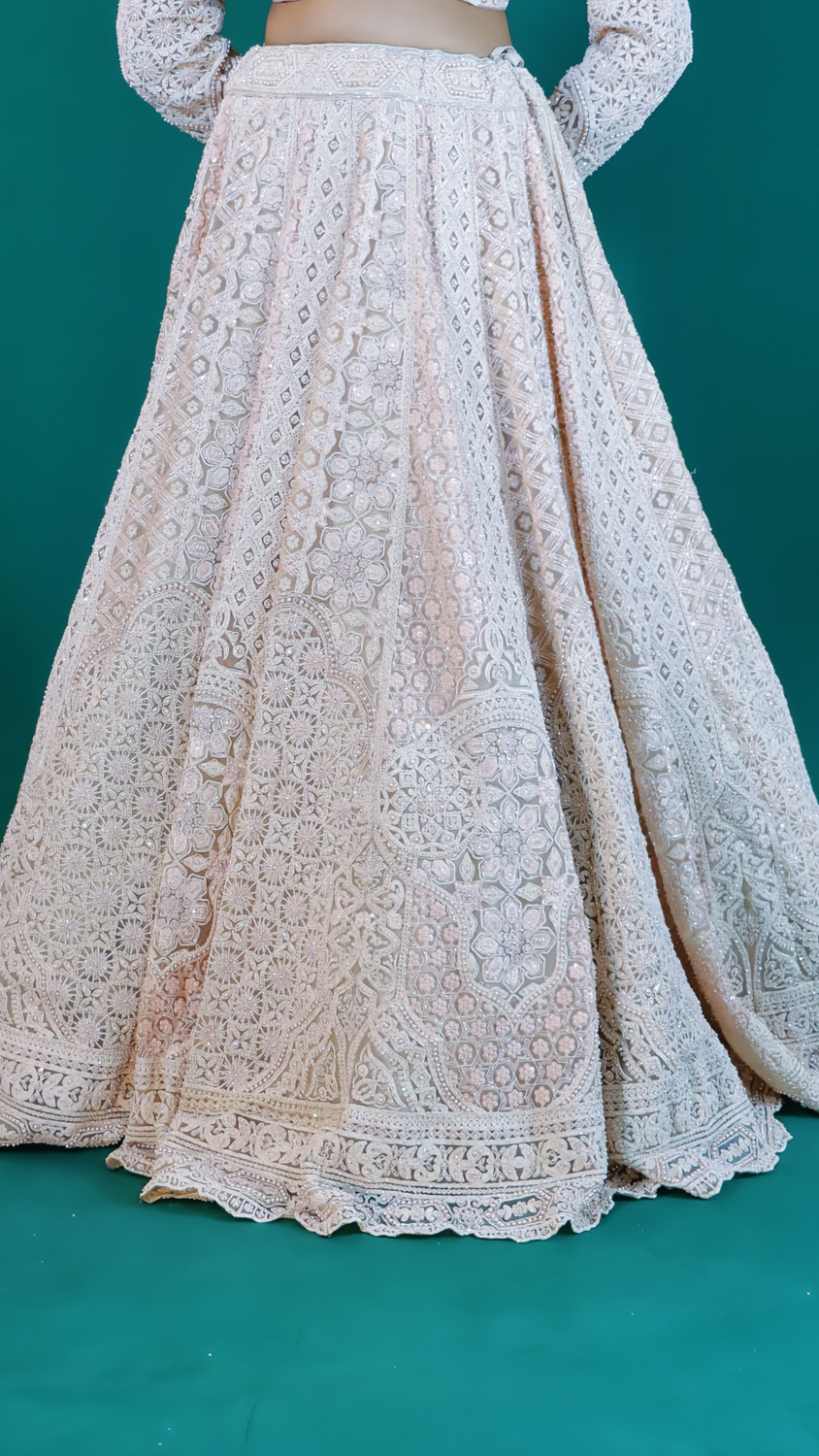 Peach Lehenga