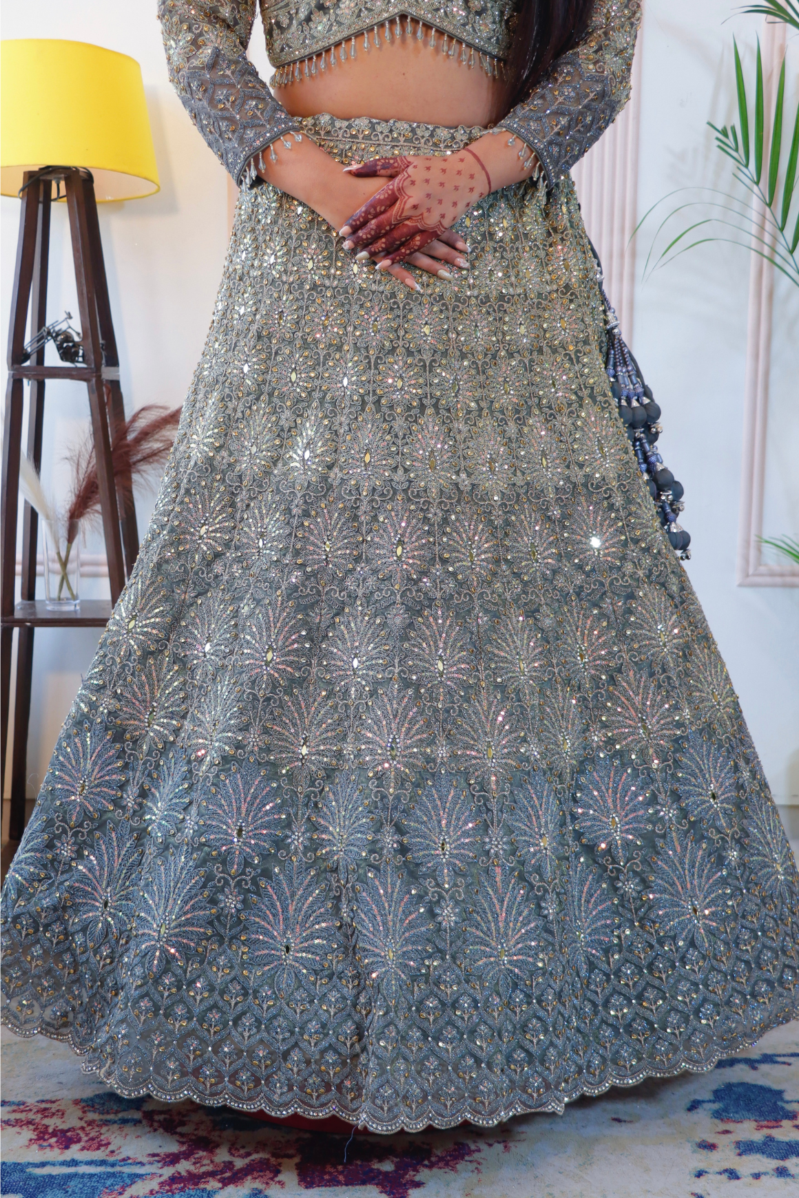 Heena Green Lehenga Set