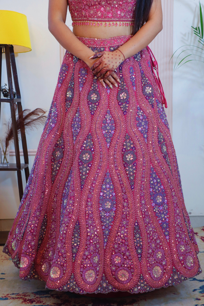 Pink Lehenga Set