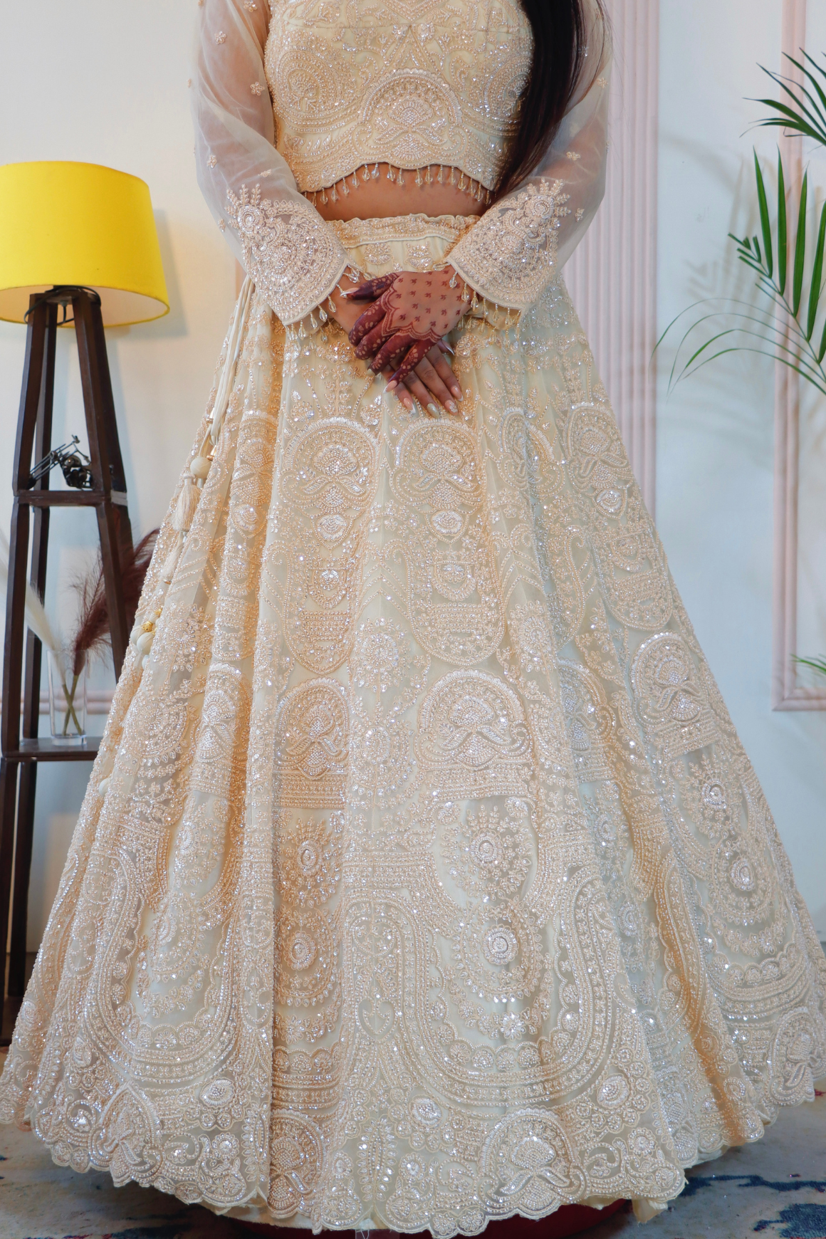 Ethereal Cream Lehenga