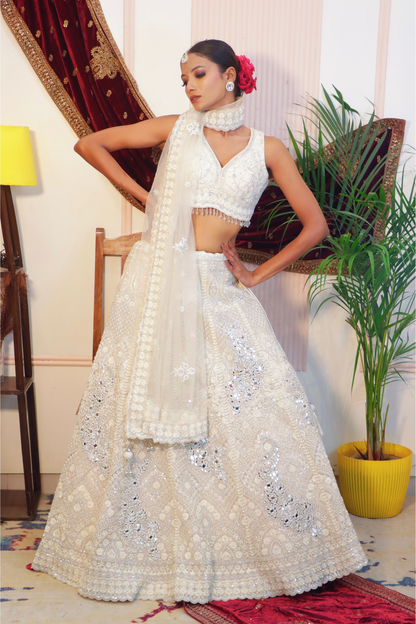 Elegant Ivory Lehenga
