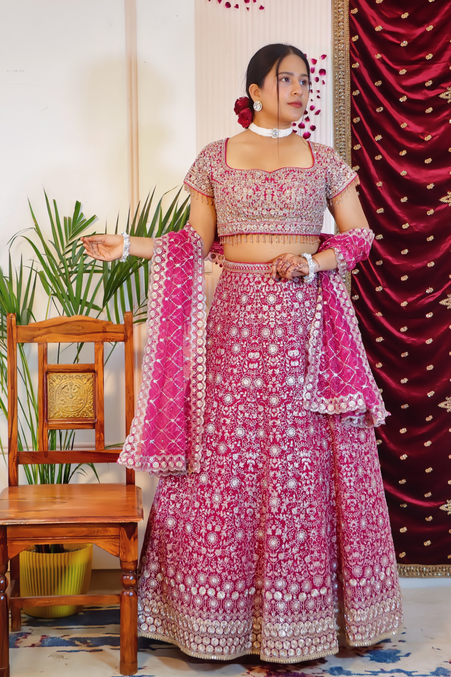 Rose Toned Lehenga