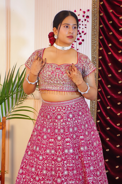 Rose Toned Lehenga
