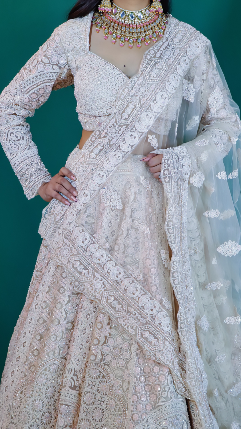 Peach Lehenga