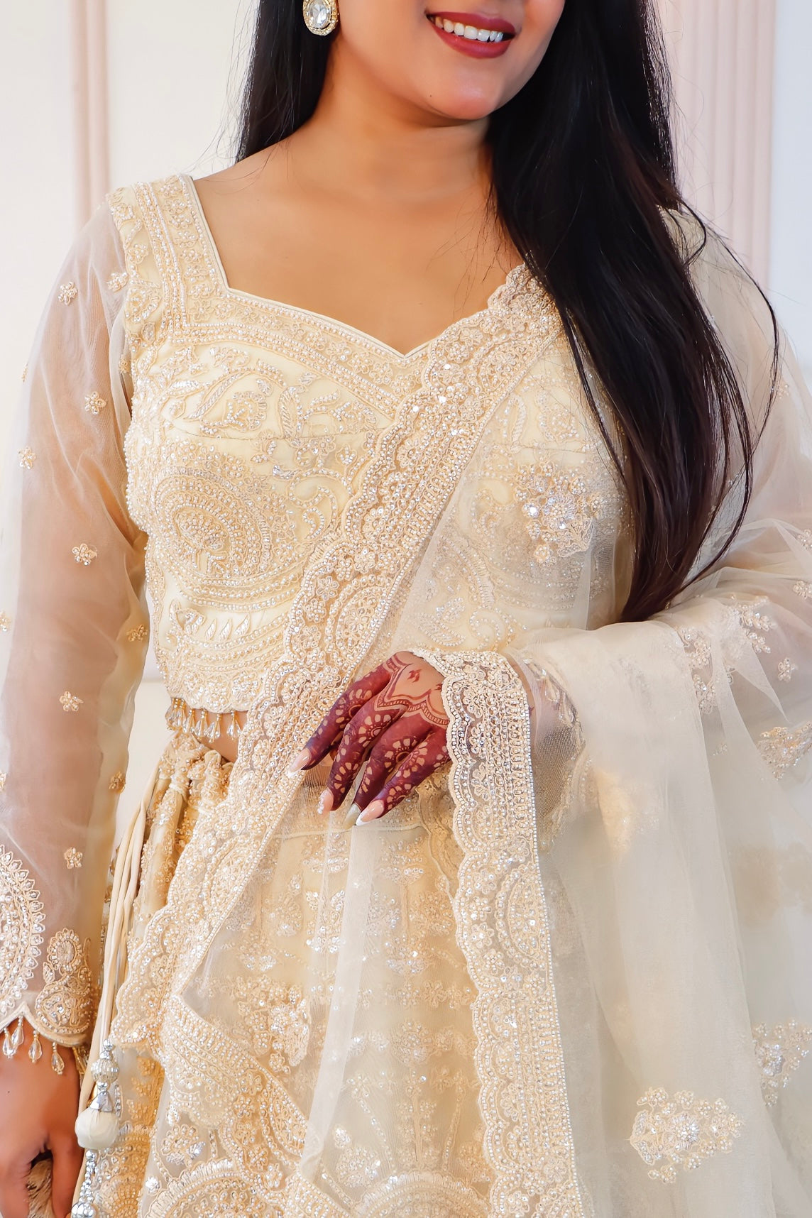 Ethereal Cream Lehenga