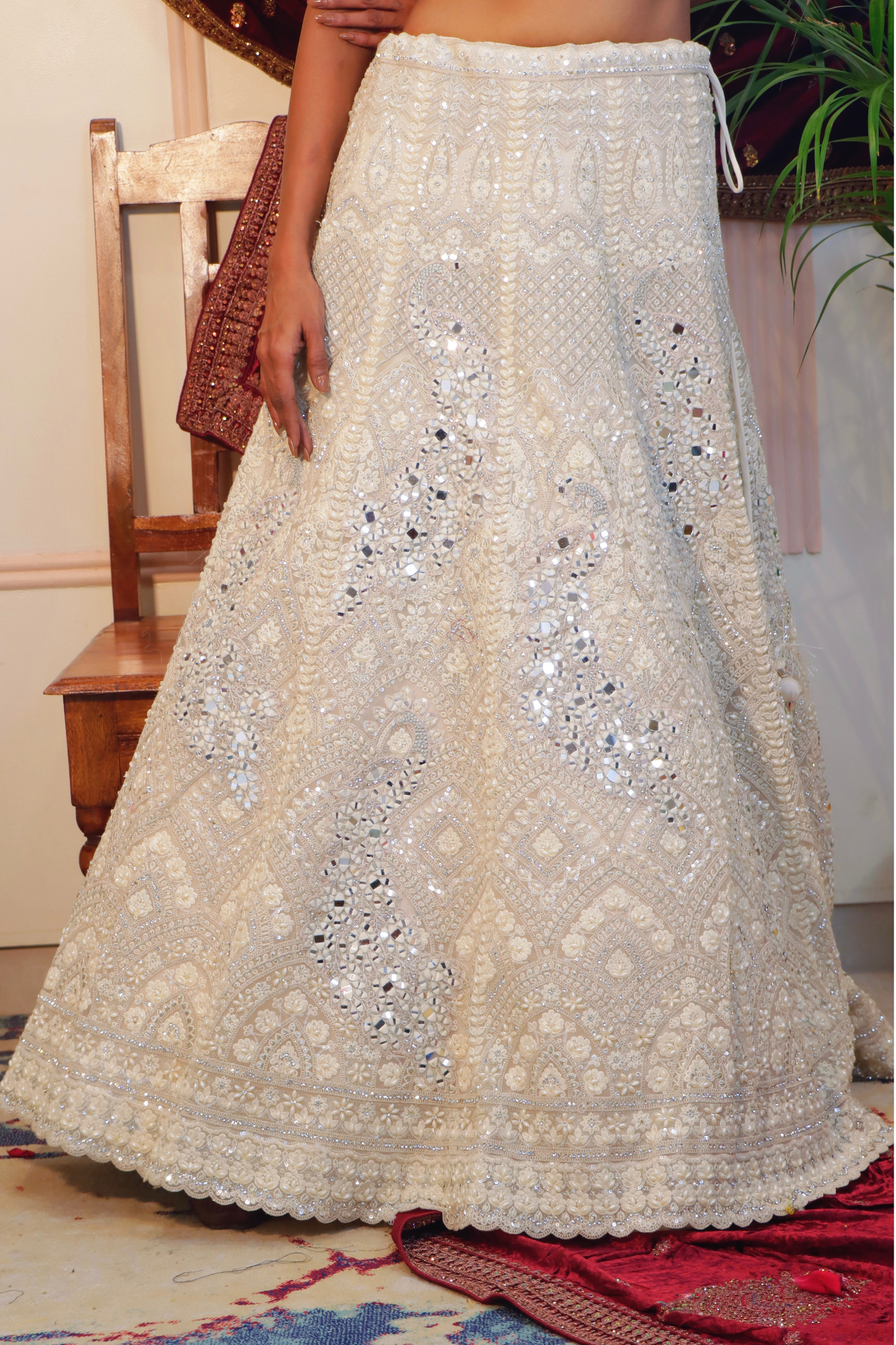 Elegant Ivory Lehenga