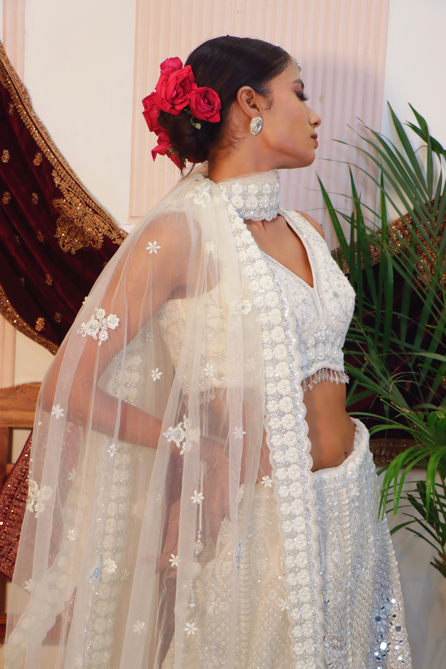 Elegant Ivory Lehenga