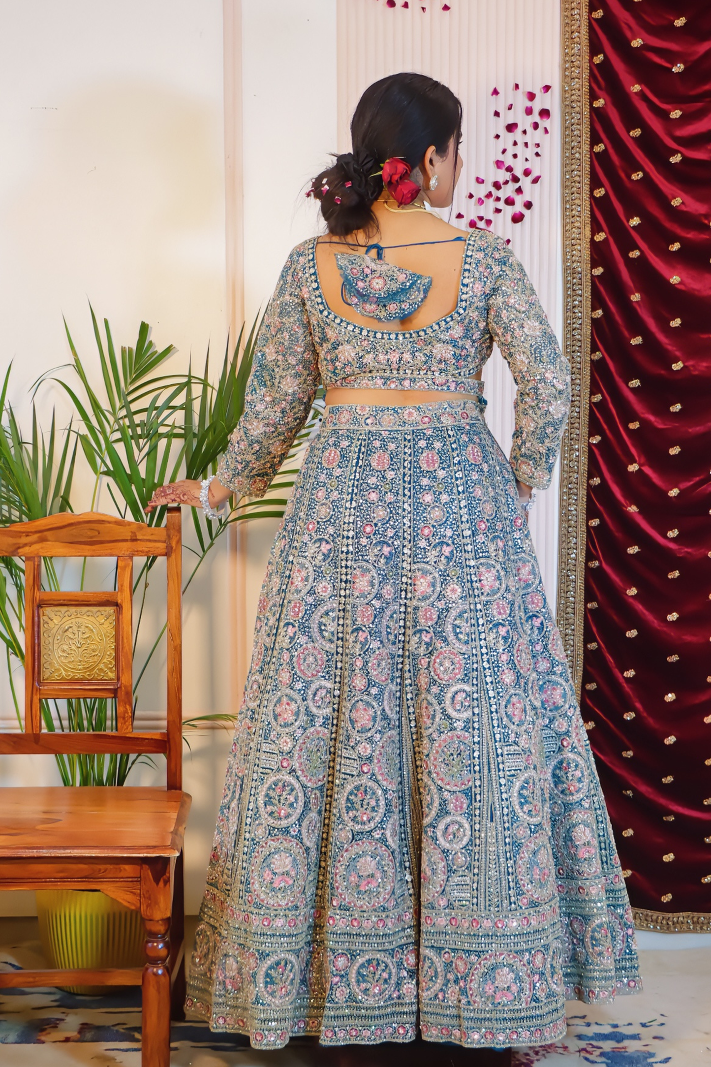 Blue Lehenga
