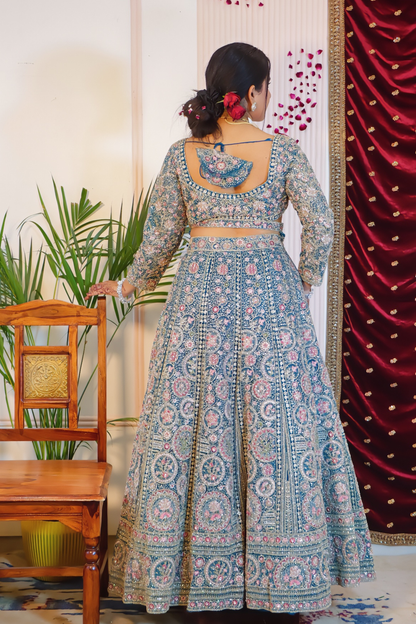 Blue Lehenga
