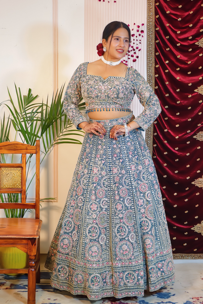 Blue Lehenga