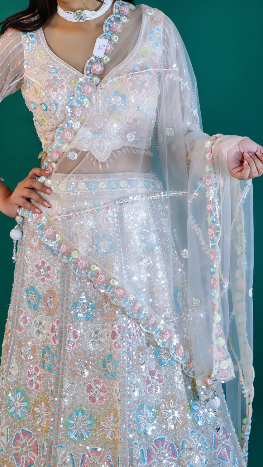 Peach Pink Lehenga