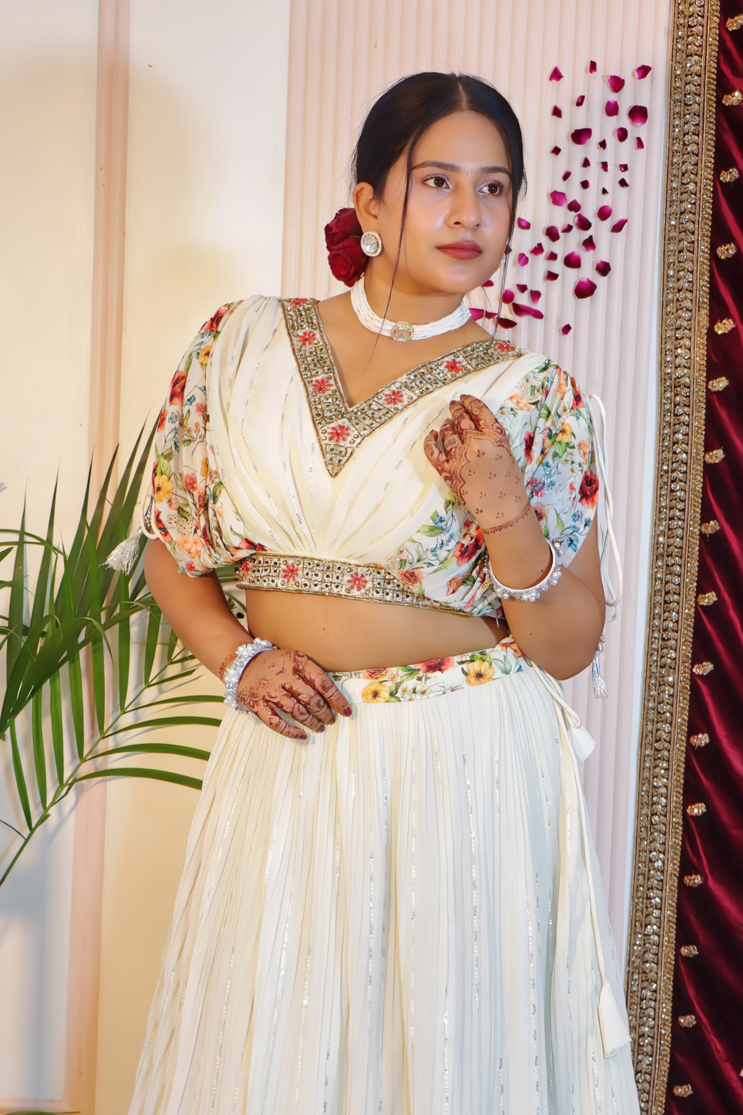 Refined Ivory Lehenga