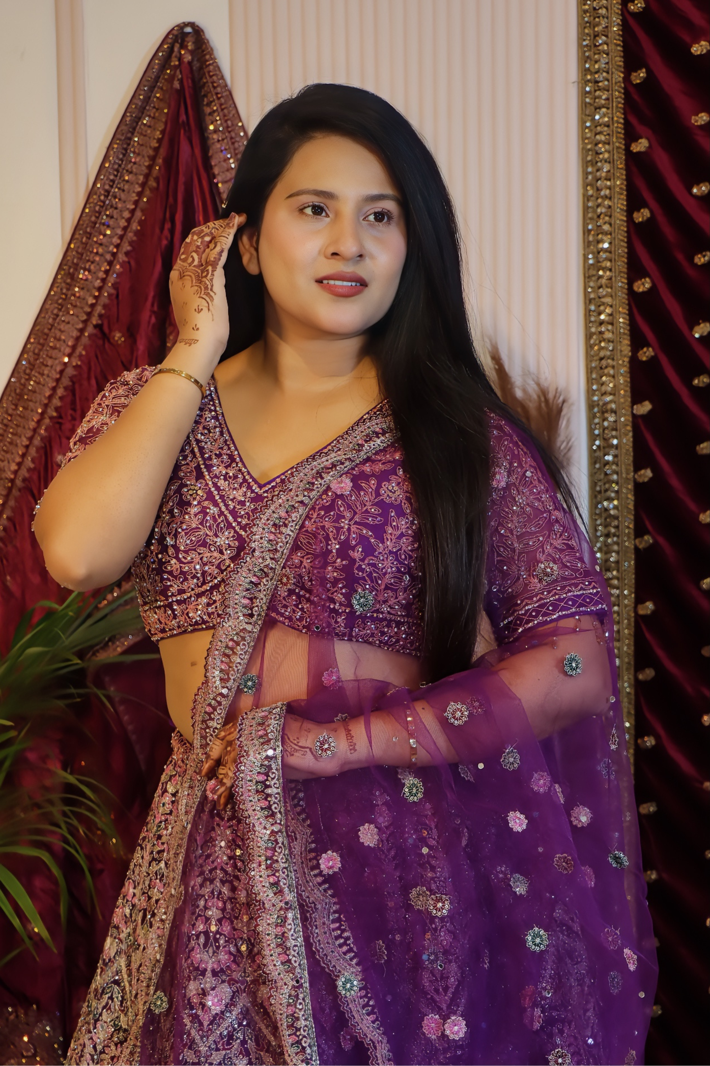 Regal Amethyst Lehenga