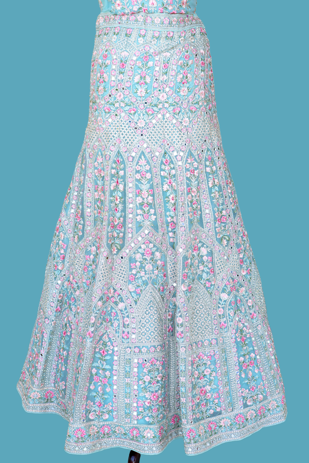 Celeste Threadwork Bridal Lehenga