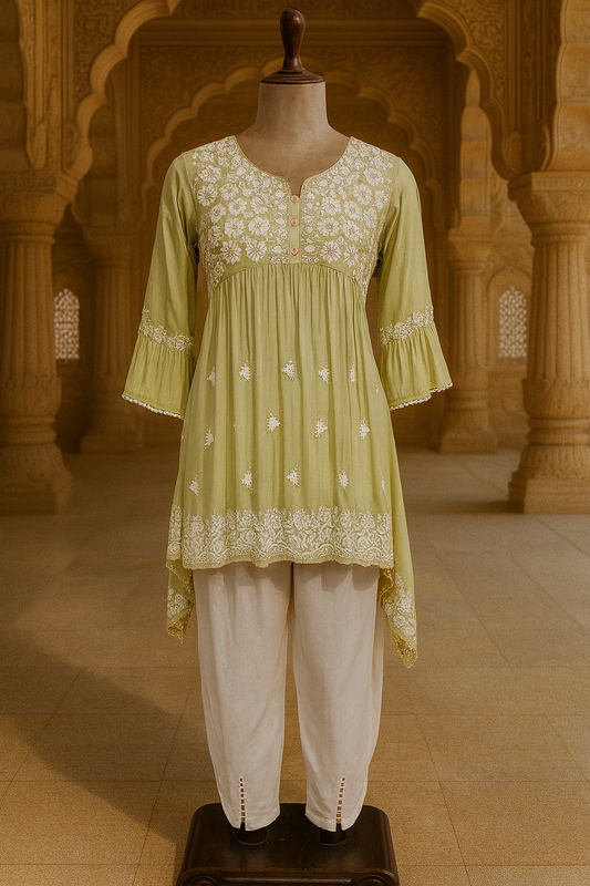 Co-ord Set with Thread Embroidery