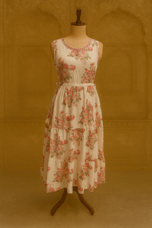 Floral printed Long Frock