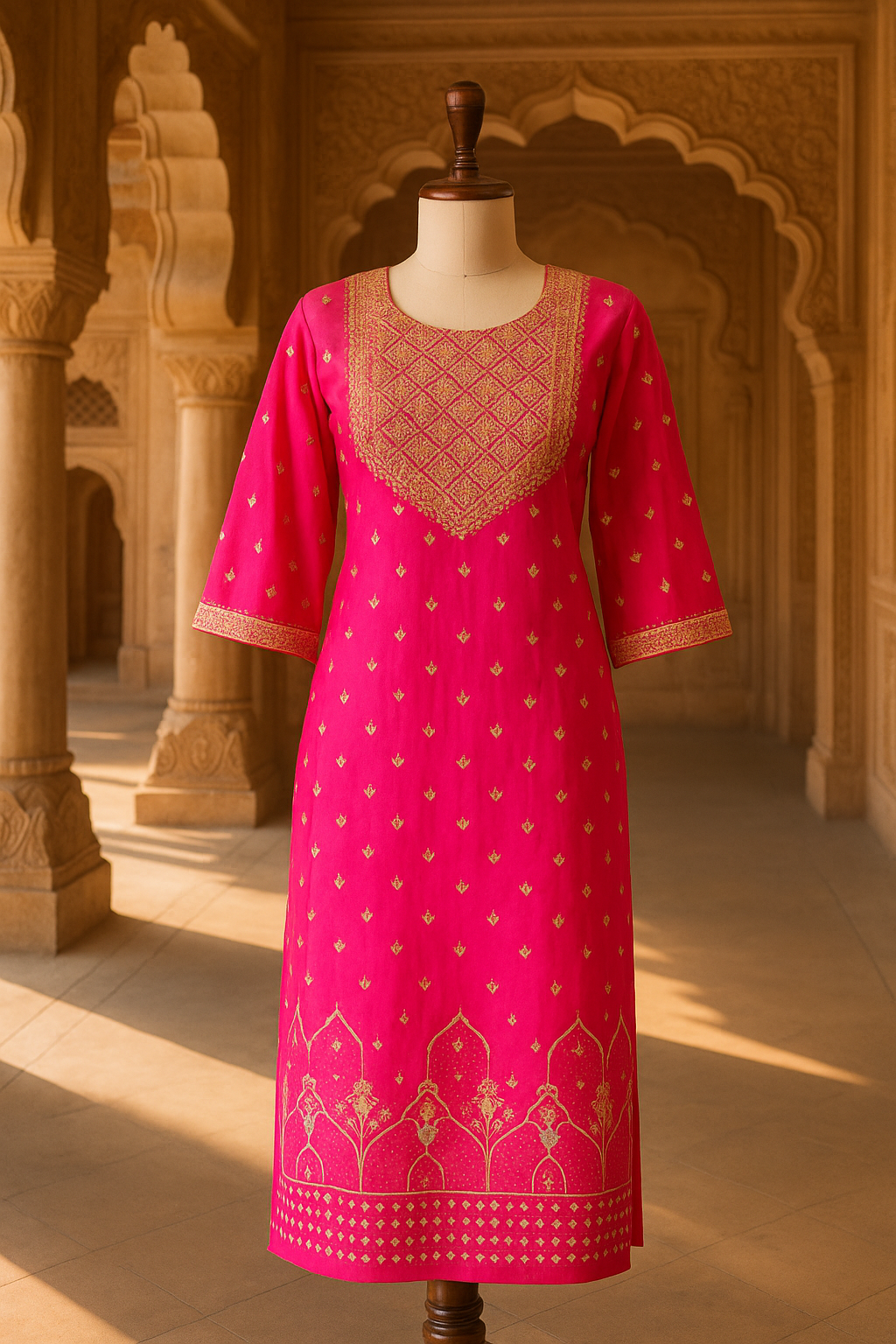 Pink Kurti