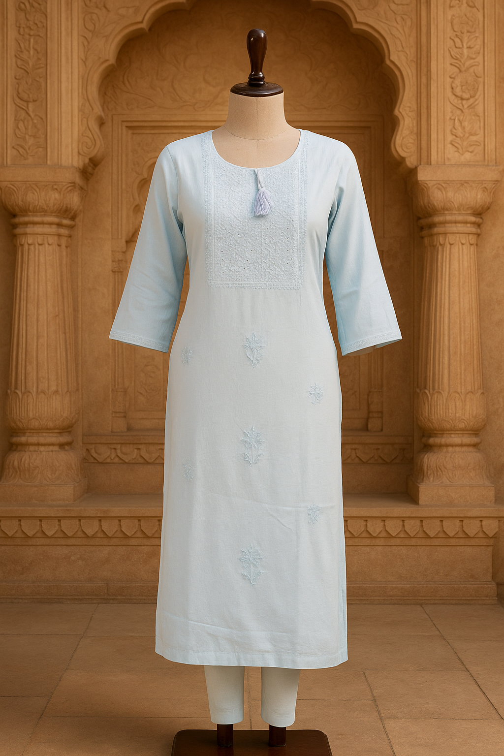 Embroidered Spark Rayon Kurti