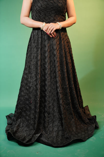 Western Gown in Black