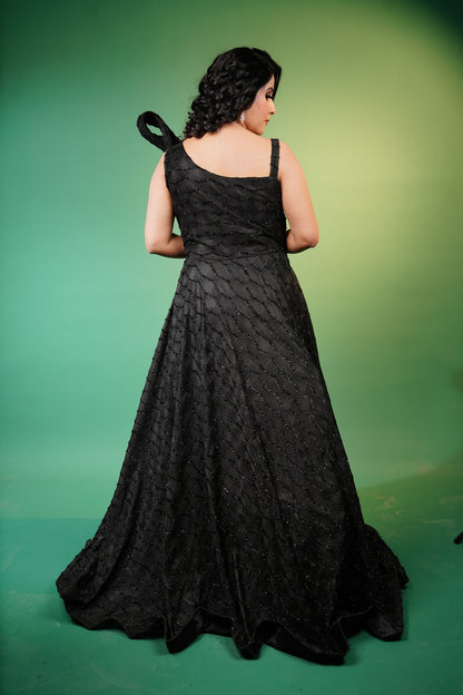 Western Gown in Black